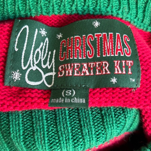 UGLY CHRISTMAS SWEATER KIT (Finished) Sz S - Picture 7 of 11